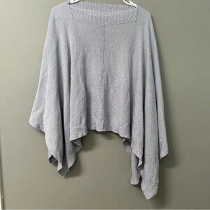 Lululemon Forward Flow Poncho Waffle Knit Blue OS